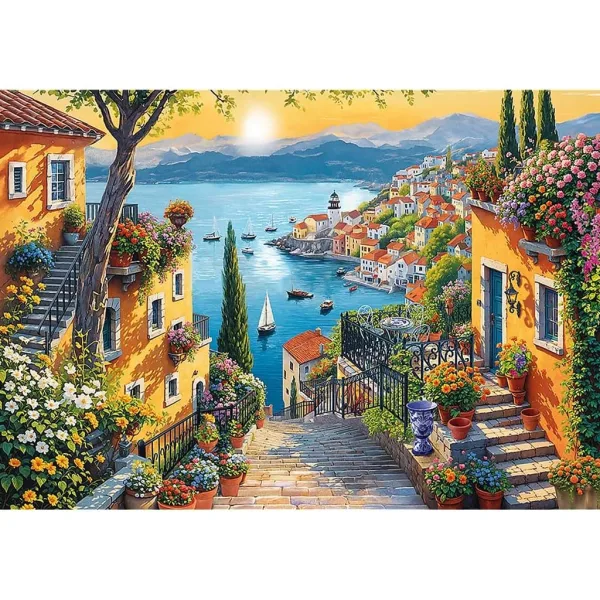 Puzzle da 1500 pezzi con vista sulla spiaggia - Trefl immagine 2