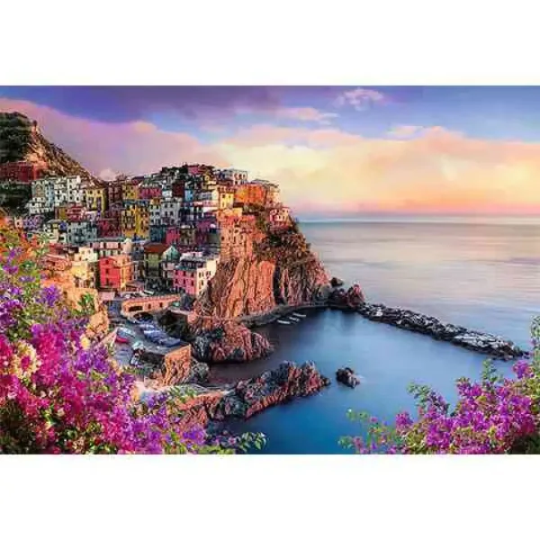Puzzle da 1500 pezzi Manarola Spiaggia - Trefl immagine 2