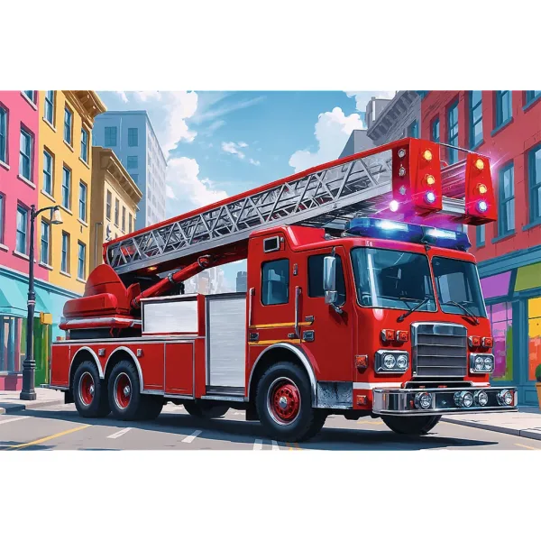 Puzzle dei pompieri 60 pezzi - Trefl immagine 2