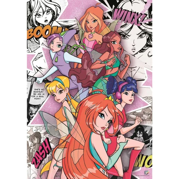 Puzzle delle fate del Winx club da 500 pezzi - Clementoni immagine 2