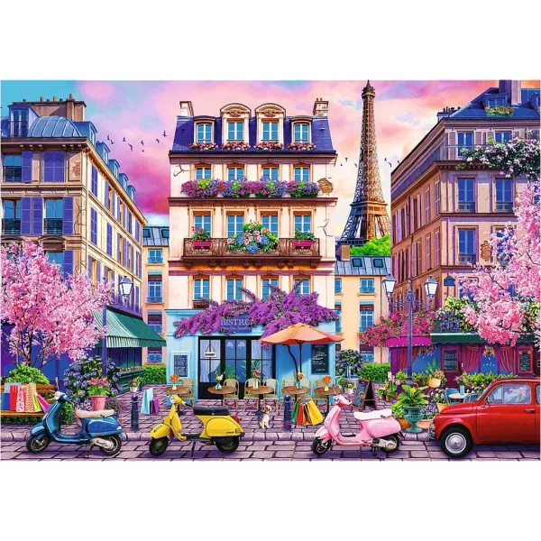 Puzzle di primavera a Parigi da 4000 pezzi - Trefl immagine 2