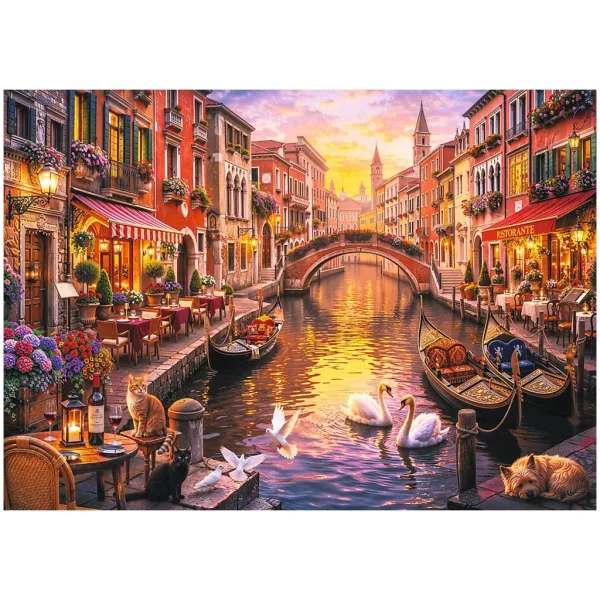 Puzzle romantico di Venezia da 2000 pezzi - Trefl immagine 2
