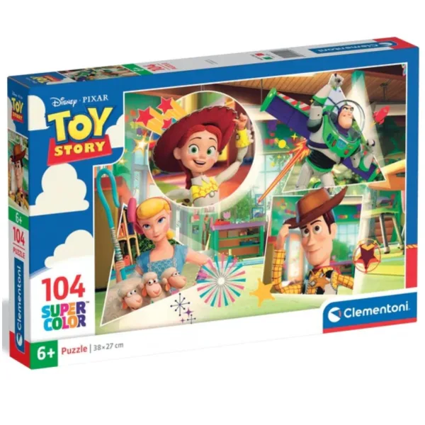 Puzzle Super Color Toy Story 104 pezzi - Clementoni immagine 1