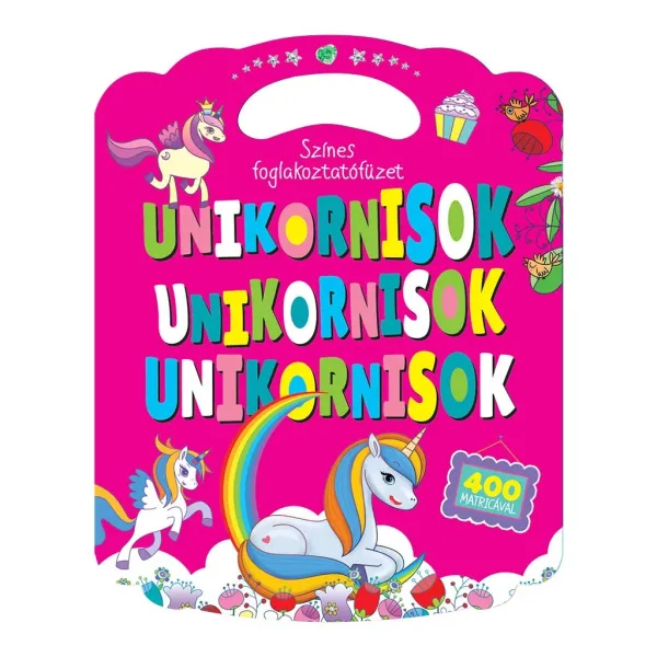 Quaderno da colorare con unicorni immagine 1