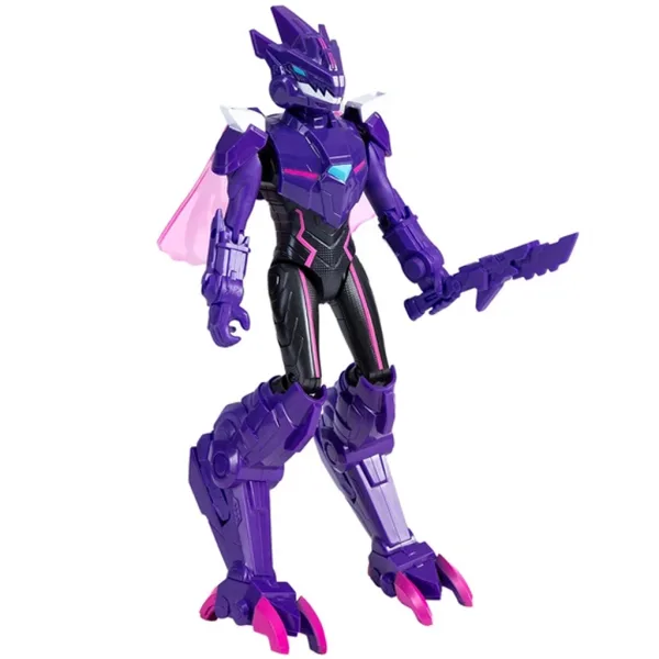 Quantum Heroes: Azione figura Dinoster Trina con armatura viola 20 cm immagine 3
