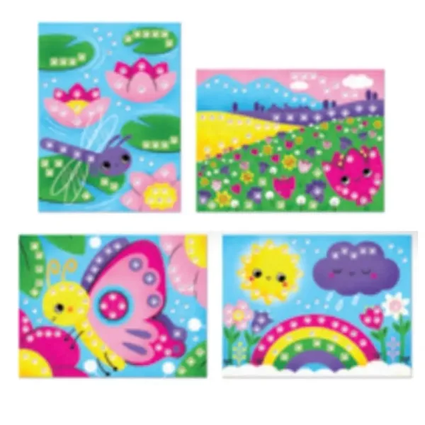 Quercetti: Fanta Color Cards Natura set creativo di chiodini immagine 2