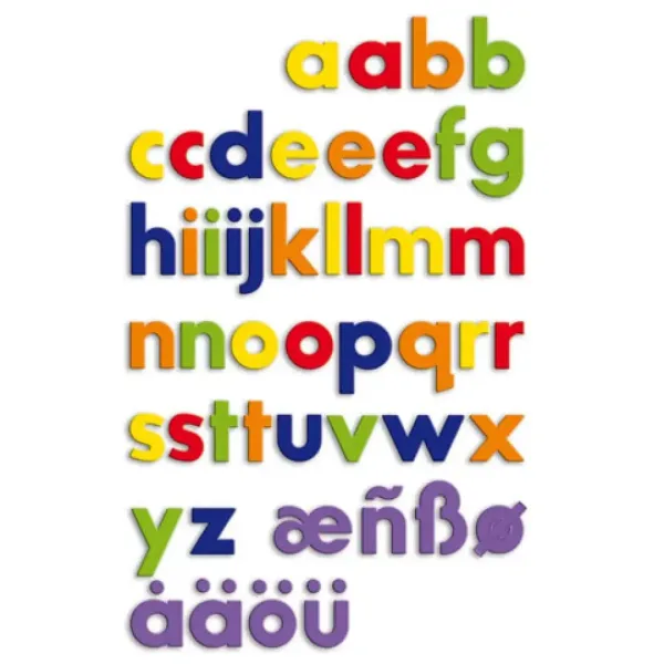Quercetti: Ricarica di piccole lettere magnetiche 48 pezzi immagine 2