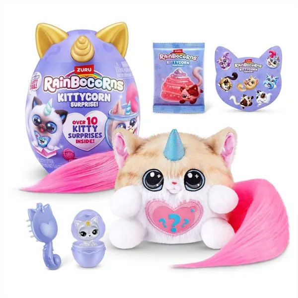 Rainbocorns: Pocket Kittycorn sorpresa gatto peluche in diverse varianti 1pz immagine 6