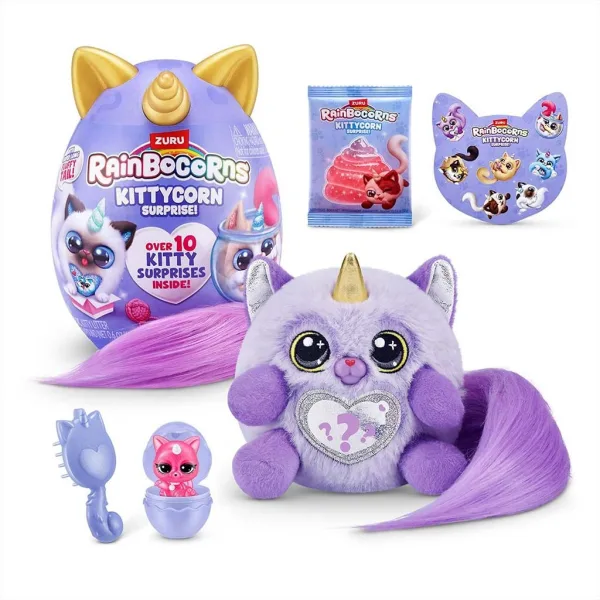 Rainbocorns: Pocket Kittycorn sorpresa gatto peluche in diverse varianti 1pz immagine 7