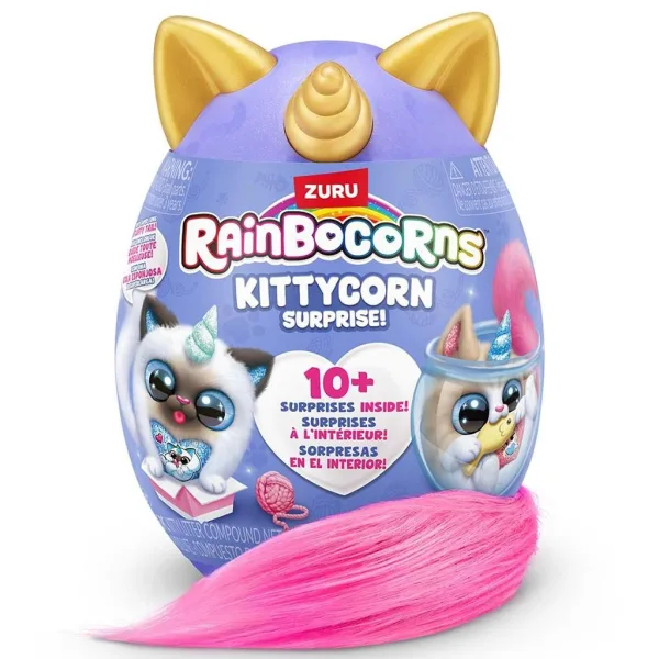 Rainbocorns: Pocket Kittycorn sorpresa gatto peluche in diverse varianti 1pz immagine 1