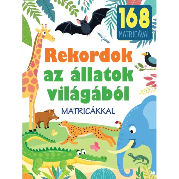 Record dal mondo degli animali libro divulgativo con adesivi immagine 1