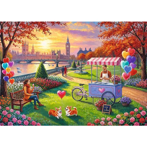 Romantico puzzle di qualità Premium da 500 pezzi - Trefl immagine 2