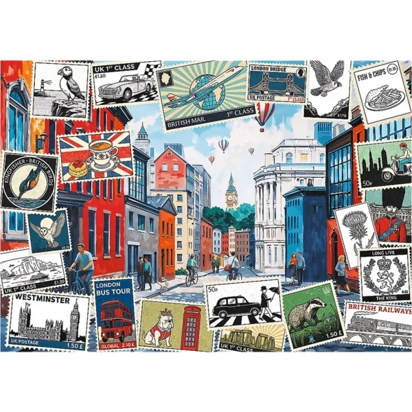Saluti da Londra – Puzzle creativo da 500 pezzi – Trefl immagine 2