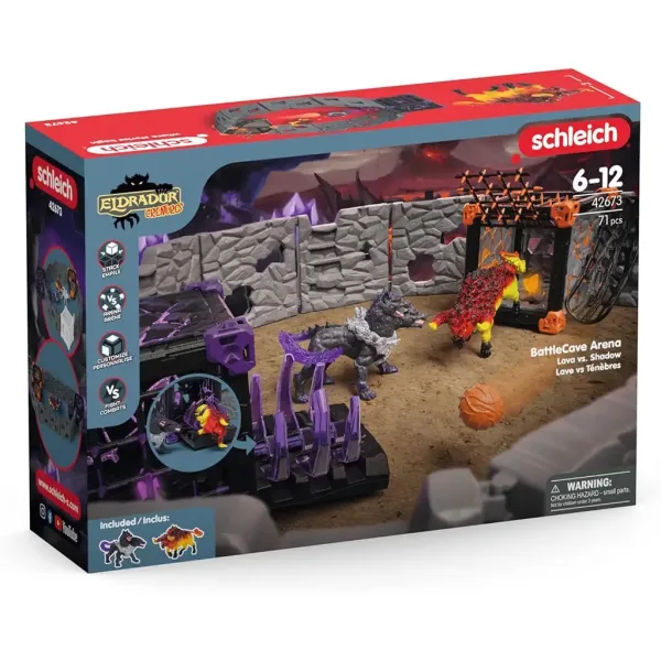 Schleich: Arena della Battaglia - Lava vs Ombra set di gioco (42673) immagine 1