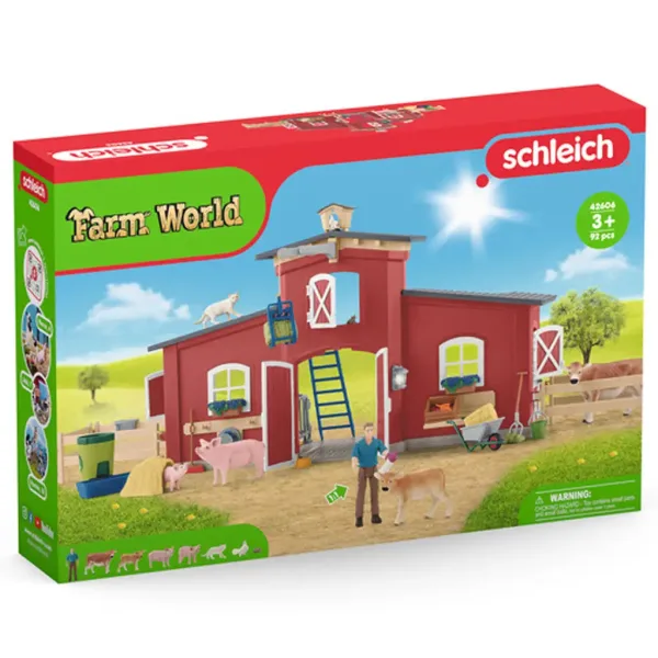 Schleich: Farm World - Gioco con stalla e animali (42606) immagine 1
