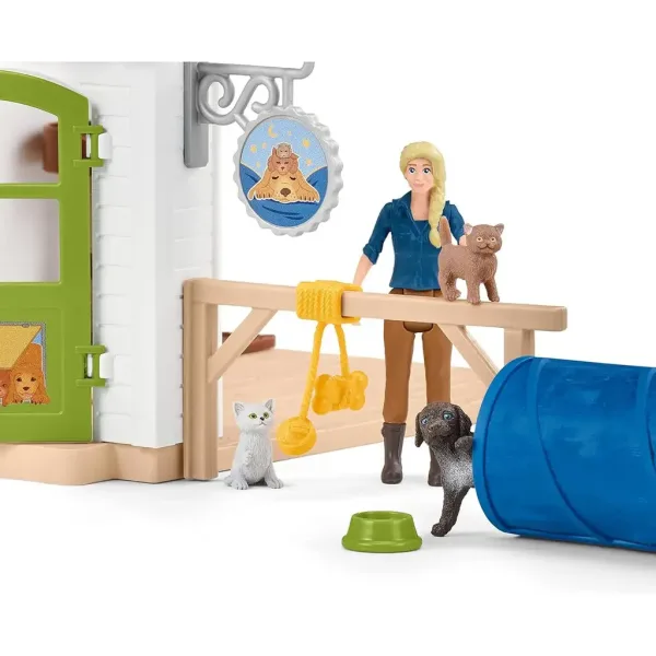 Schleich: Farm World - Gioco set hotel per animali (42607) immagine 5