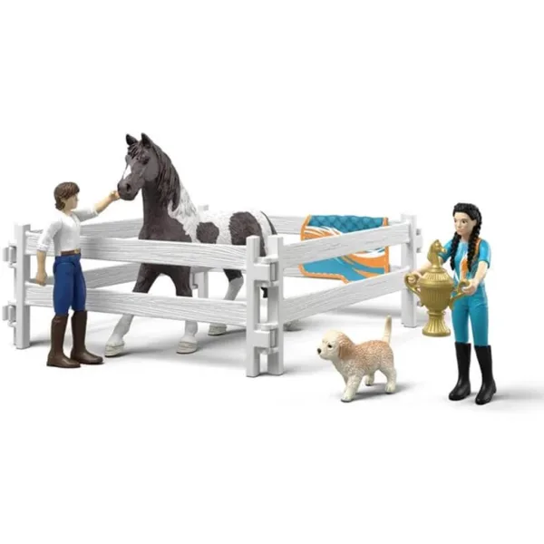 Schleich: Horse Club Kim set di allenamento per equitazione (42799) immagine 2