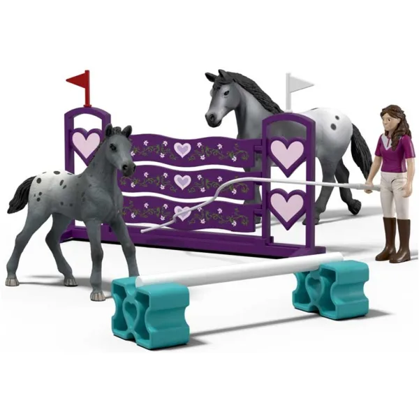 Schleich Horse Club: Lisa allenamento gara set di gioco (42776) immagine 4