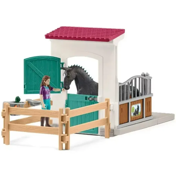 Schleich: Horse Club - Gioco di box per cavalli di Lisa e Storm immagine 3
