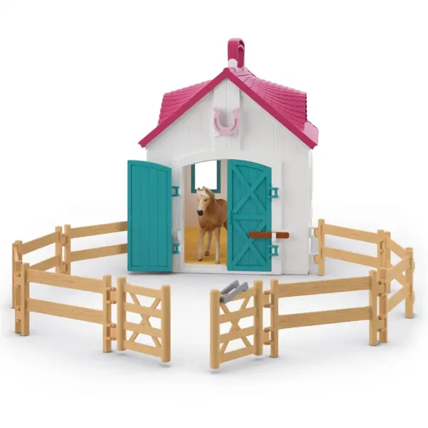 Schleich: Horse Club - Stalla espandibile con set di gioco con cavalli (42703) immagine 4