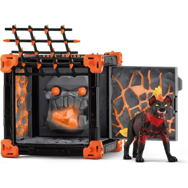 Schleich: Set di iena della lava Battlecave (42674) immagine 2