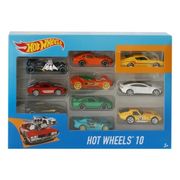 Set di macchinine Hot Wheels da 10 pezzi - Mattel immagine 2