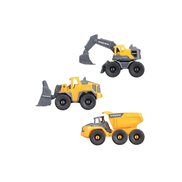 Set di 3 veicoli da lavoro Volvo - Dickie Toys immagine 4