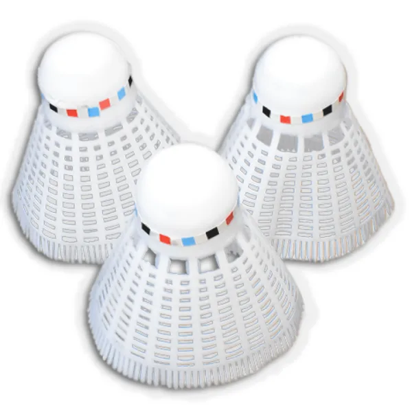 Set di 3 racchette da badminton in colore bianco immagine 1