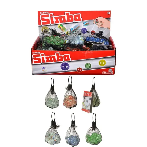 Set di biglie in vetro da 21 pezzi in diverse varianti - Simba Toys immagine 3