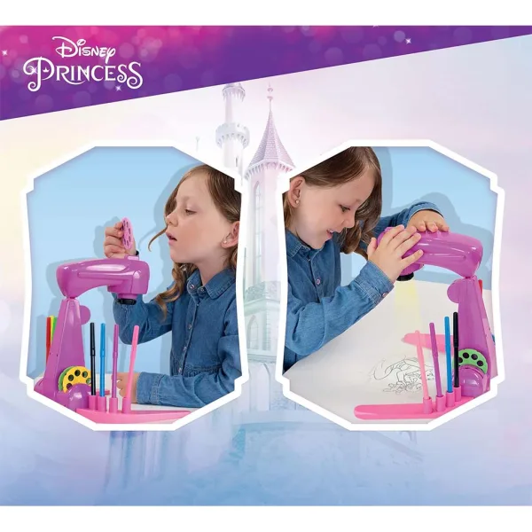 Set di colorazione proiettore Principesse Disney - Lisciani immagine 4