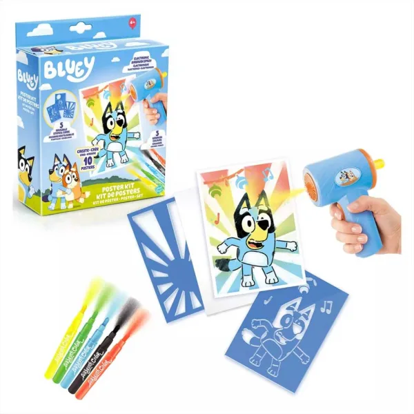 Set di creazione poster Bluey Airbrush Art immagine 2