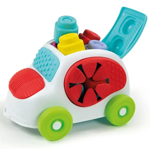 Set di mattoncini morbidi per auto Clemmy 8 pezzi - Clementoni immagine 2