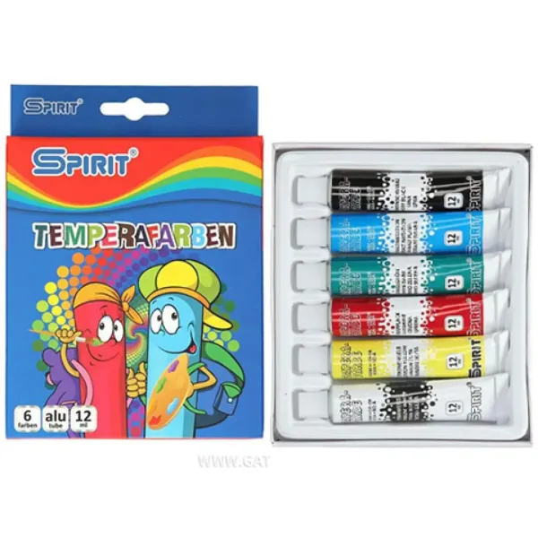 Set di tempera colorata 6x12ml immagine 1