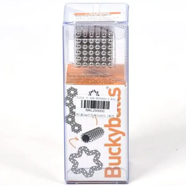 Sfere magnetiche argentate da 5mm 216 pezzi immagine 1