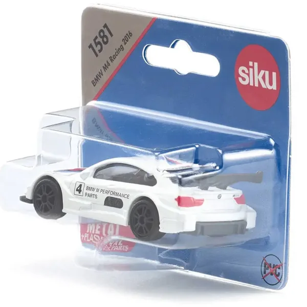 SIKU BMW M4 Racing 2016 auto in miniatura 1/64 immagine 4