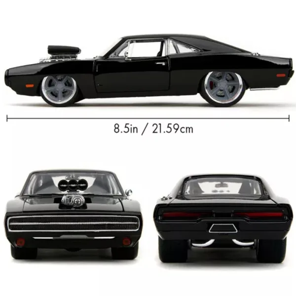 Fast & Furious: modellino in metallo della Dodge Charger del 1970, scala 1:24 - Jada Toys immagine 4