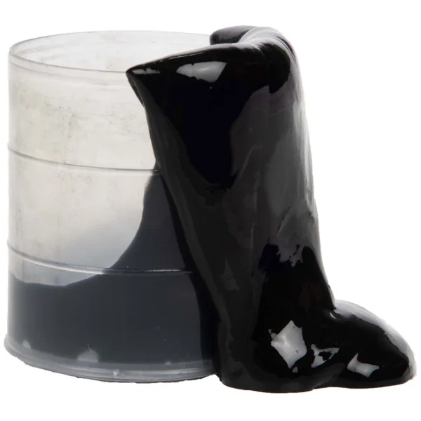 Slime nero mini in barile d'olio immagine 2