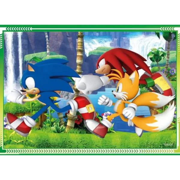 Sonic 4 in 1 puzzle - Clementoni immagine 4