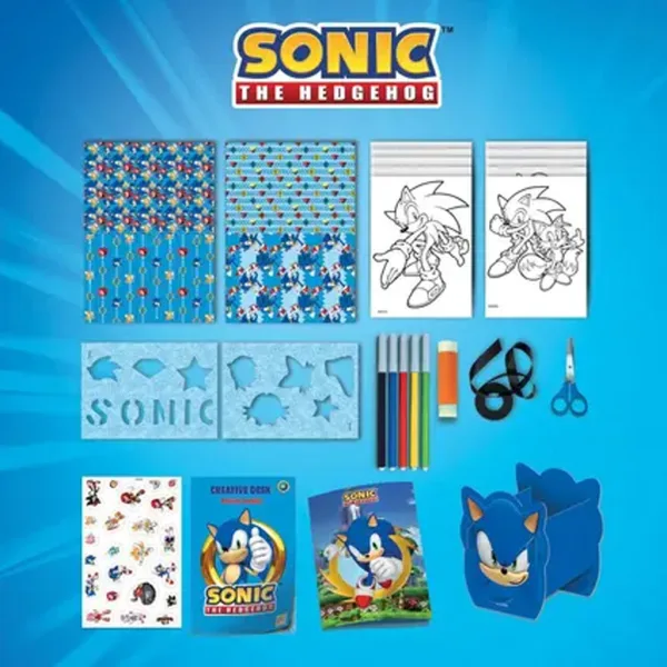 Set creativo per colorare di Sonic in borsa – Lisciani immagine 3