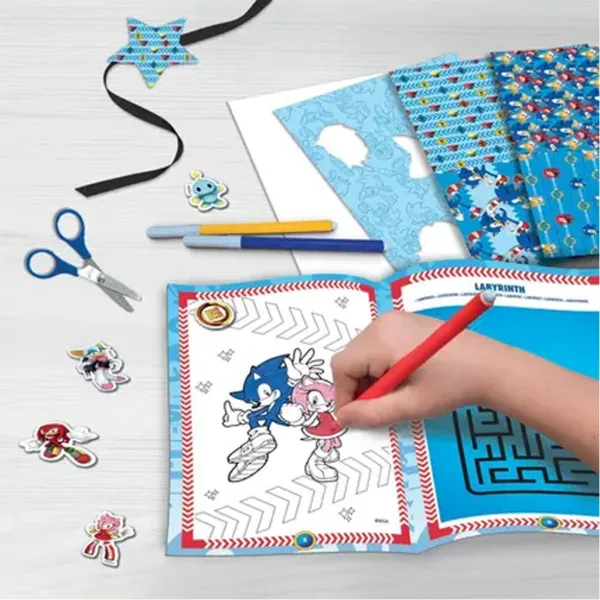 Set creativo per colorare di Sonic in borsa – Lisciani immagine 4