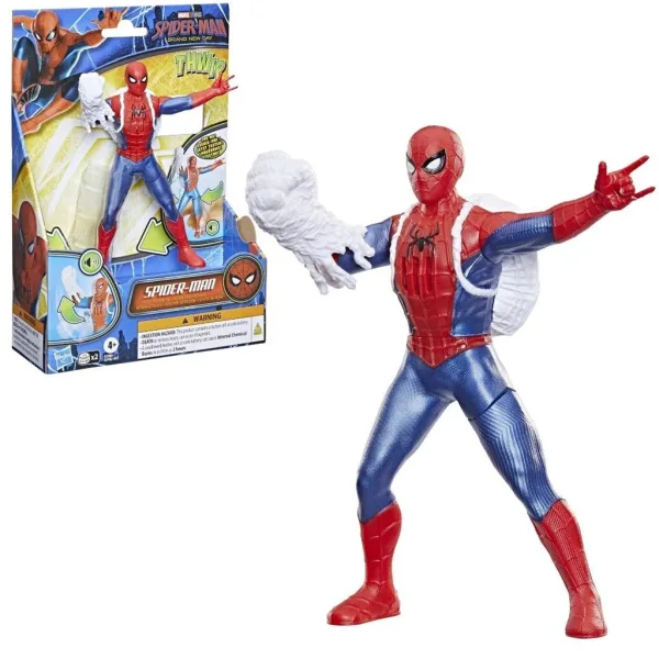 Spider-Man Nuovo giorno: action figure di Spider-Man con suono 15cm - Hasbro immagine 2