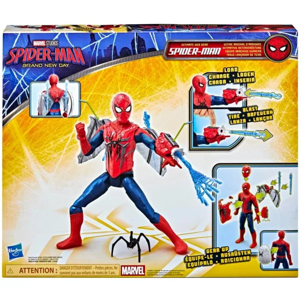 Spider-Man: Brand New Day – Ultimate Web Gear, action figure 29 cm con accessori – Hasbro immagine 4