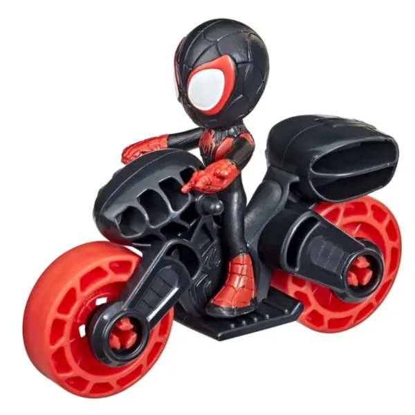 Spider-Man Póki e i suoi fantastici amici: Miles Morales e il set di gioco della moto - Hasbro immagine 2