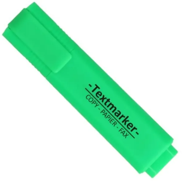 Spirit: Evidenziatore neon verde con punta tagliata da 1-4mm immagine 1