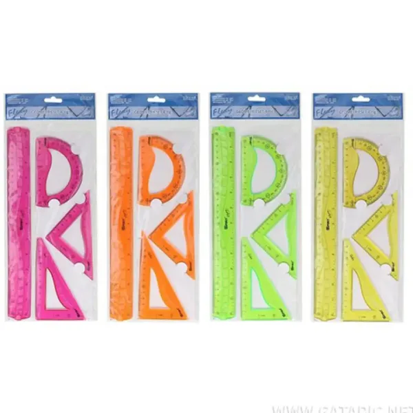 Spirit: Set di righelli flessibili da 4 pezzi in vari colori immagine 1