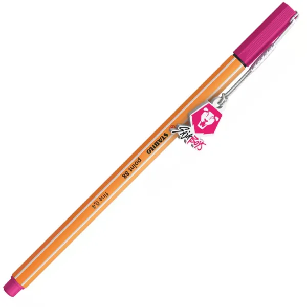 Stabilo: K-Pop Cacciatori di Demoni Point 88 penna a feltro rosa con decorazione Saja Boys 0,4mm immagine 1