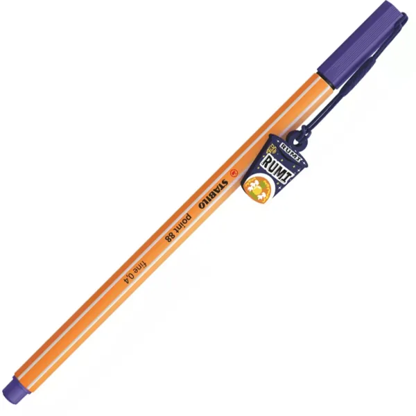 Stabilo: K-Pop Cacciatori di Demoni Point 88 penna a punta fine viola con decorazione Rumi 0,4mm immagine 1