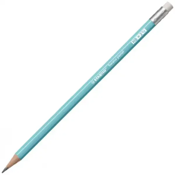Stabilo: Swano pastello blu gomma grafite matita HB immagine 1