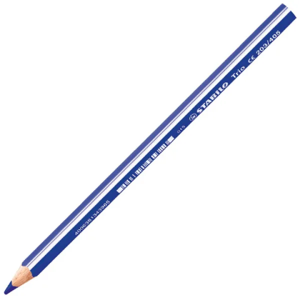 Stabilo: Trio Thick grosso triangolare blu matita colorata 1pz immagine 1