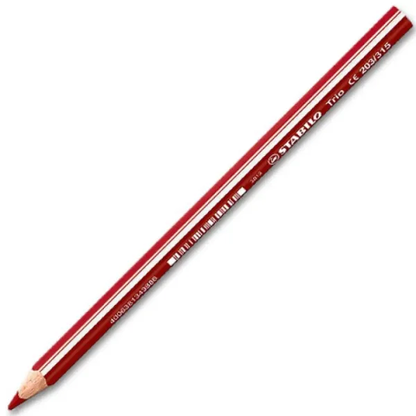 Stabilo: Trio Thick spesso triangolare rosso ciliegia matita colorata 1db immagine 1
